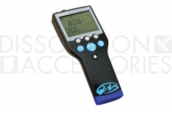 Portable pH, mV, ion and temperature meter for measuring pH in dissolution media or other types of applications