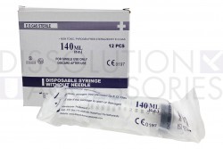 PSSYR-DA140LLBX-Dissolution-Accessories-Box-12-Polyethylene-140mL-Glass-DA-Luer-lock-Syringe