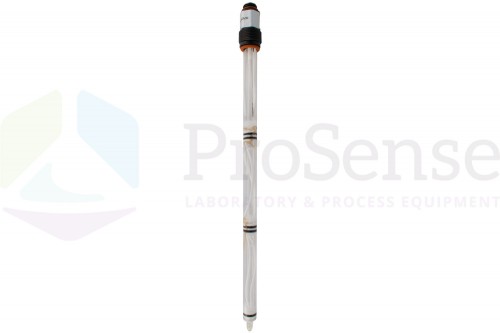 Triple junction glass pH electrode with gel reference electrolyte